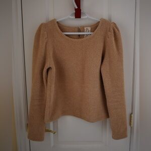 Sadie & Sage - Puff Sleeve Fuzzy Sweater